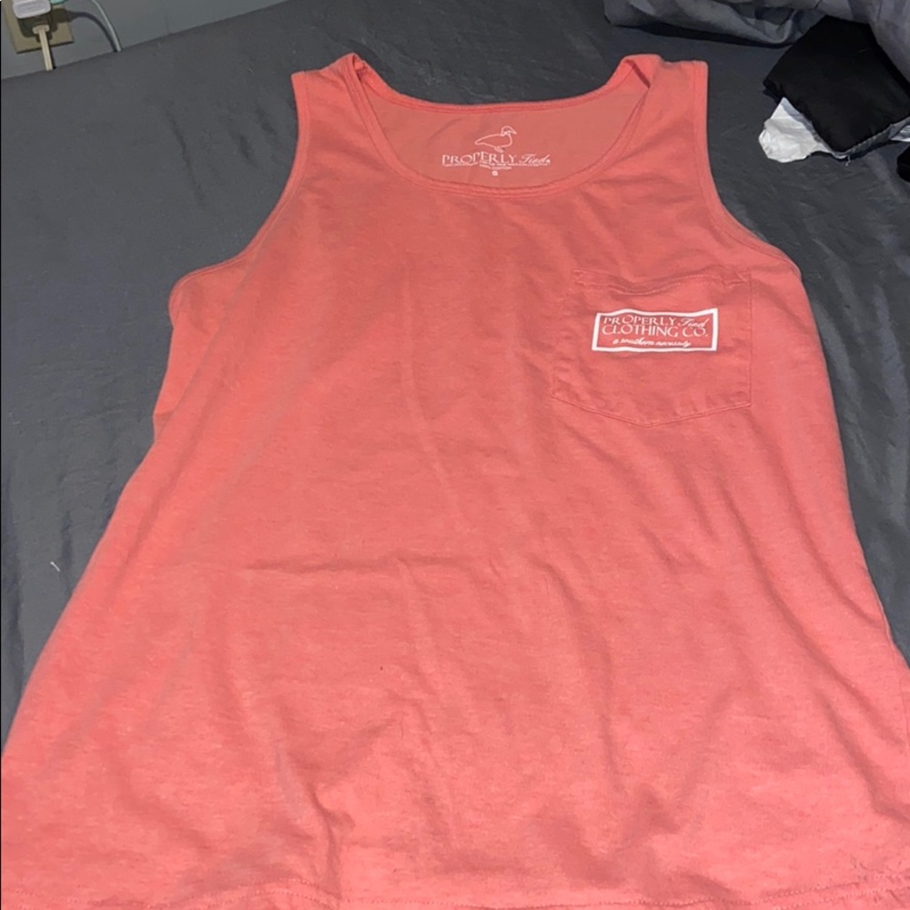 womens properly tied tank top